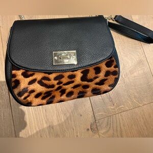 Talbots calfskin leather crossbody